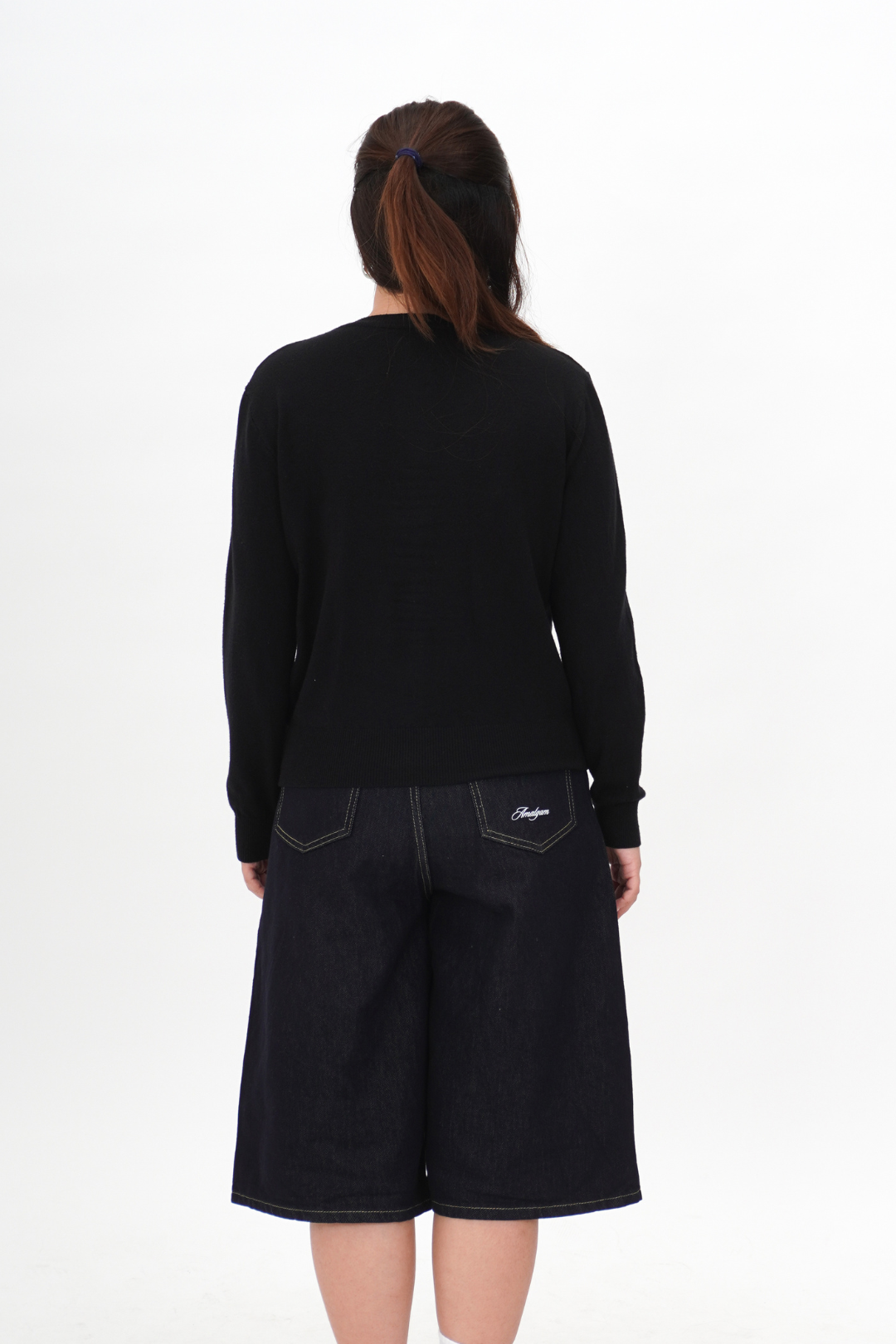 Amalgam Black Cardigan Knitted amalgam.store singapore