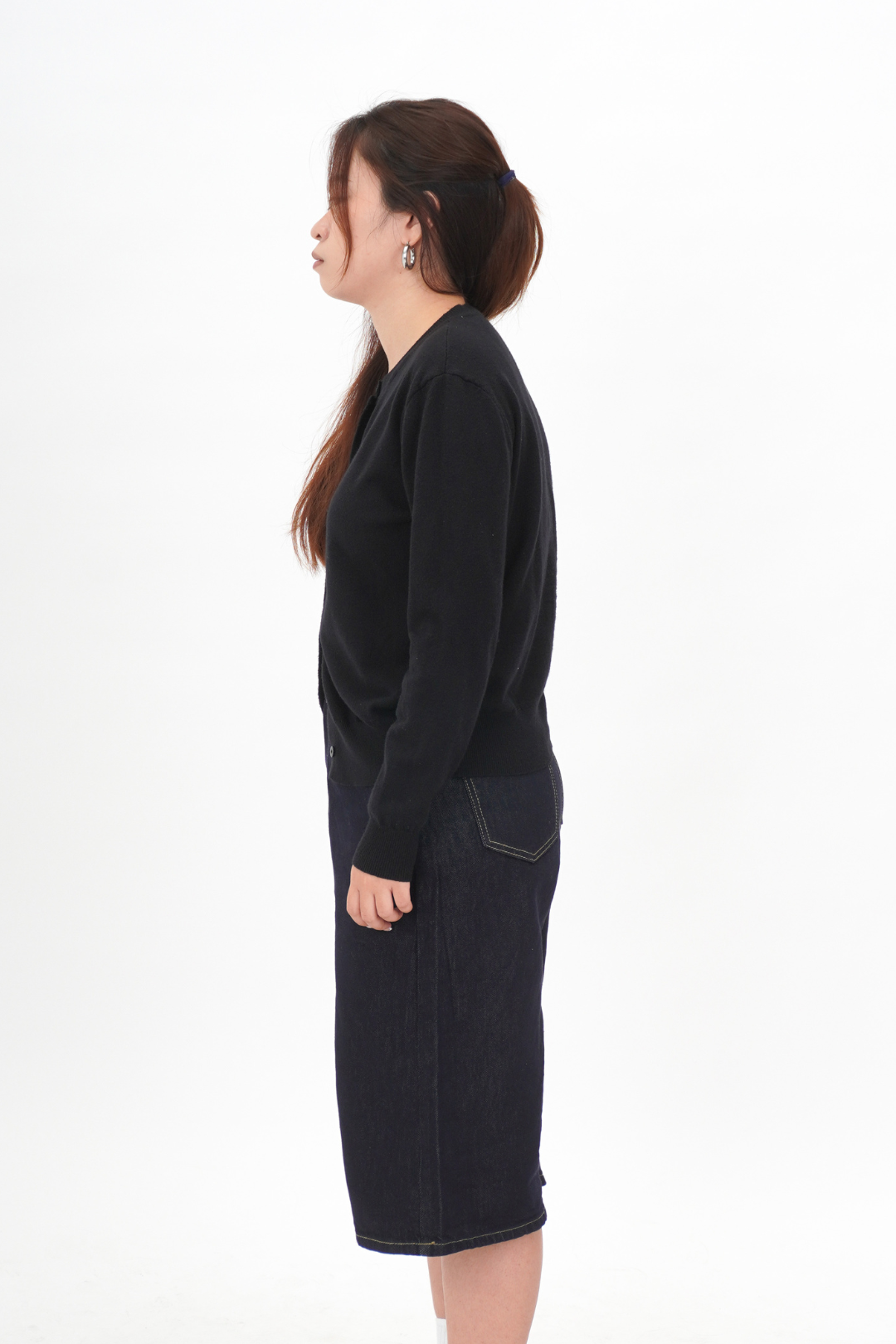 Amalgam Black Cardigan Knitted amalgam.store singapore