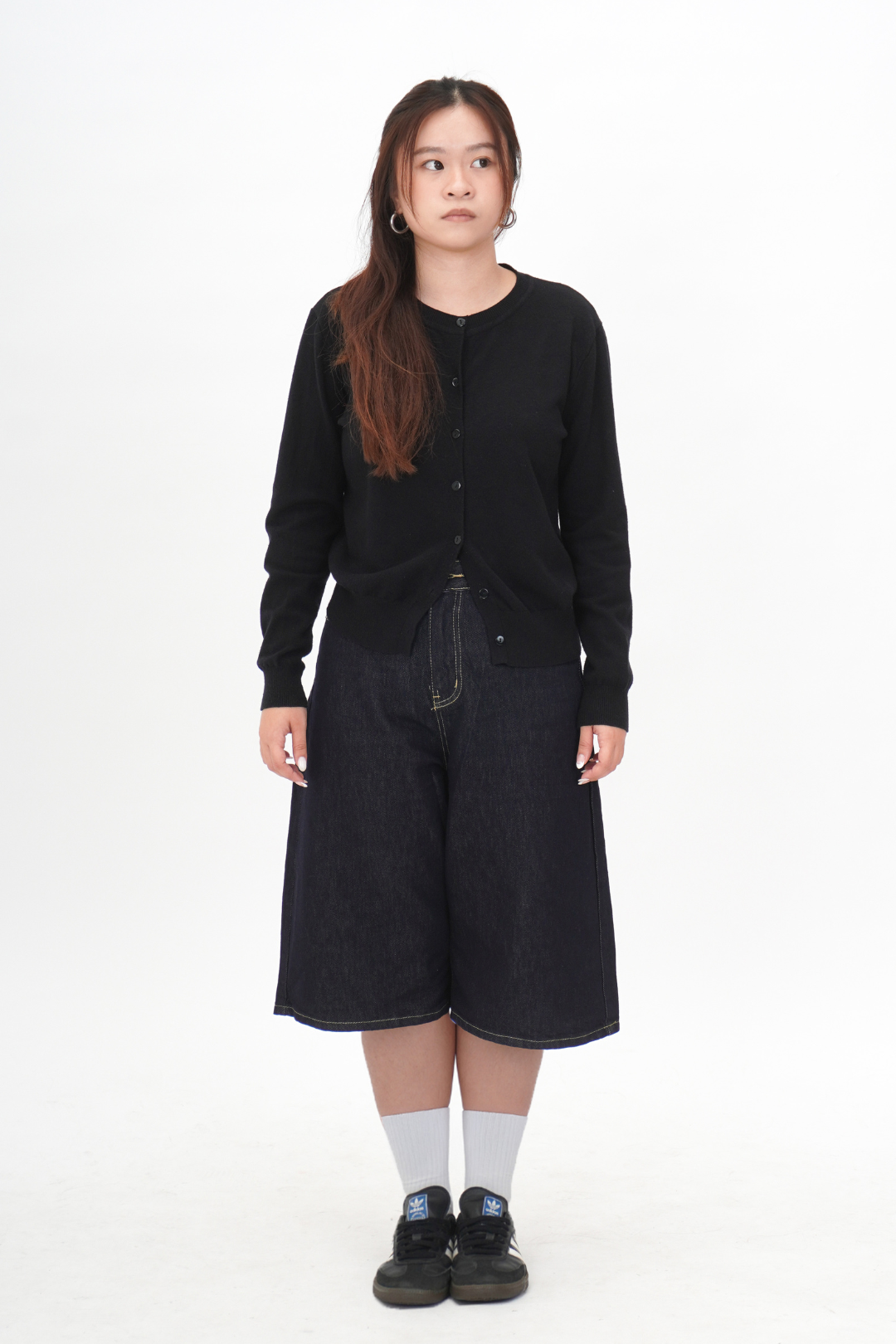 Amalgam Black Cardigan Knitted amalgam.store singapore