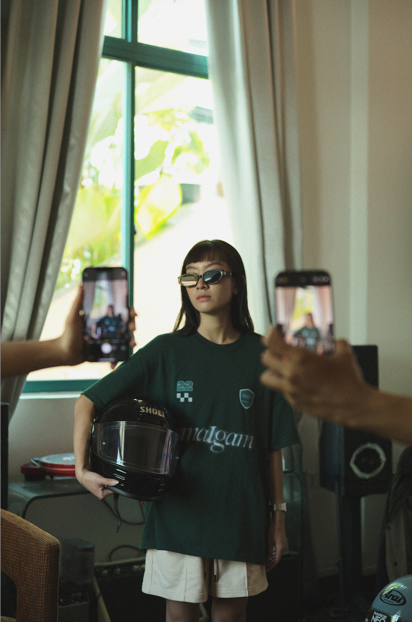 Amalgam Green Graphic Jersey Tee Shirt