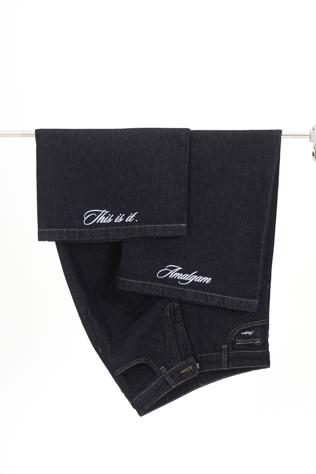 Jeans Wide Cut Amalgam Dark Wash This is it amalgam.store