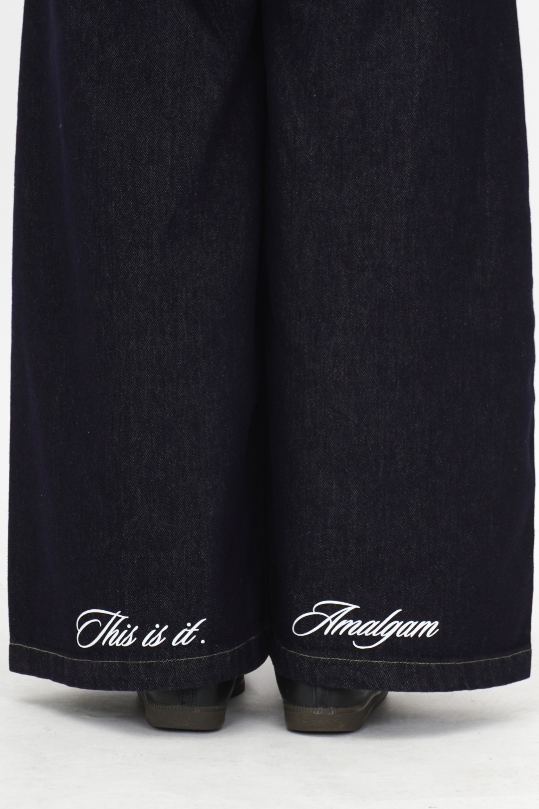 Jeans Wide Cut Amalgam Dark Wash This is it amalgam.store amalgam singapore brand