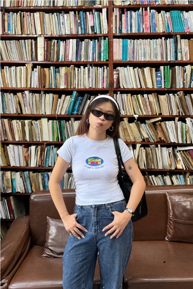 Cherry Heather Baby Tee