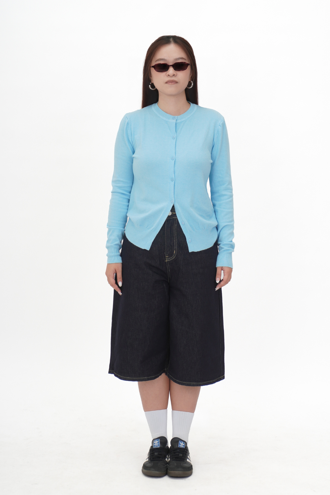 Amalgam Amalgam.store light sky blue long-sleeve cardigan