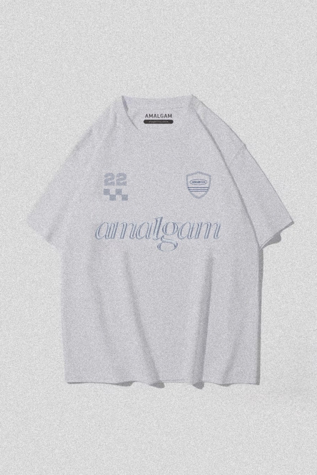 Amalgam White Graphic Racer Tee Shirt Jersey