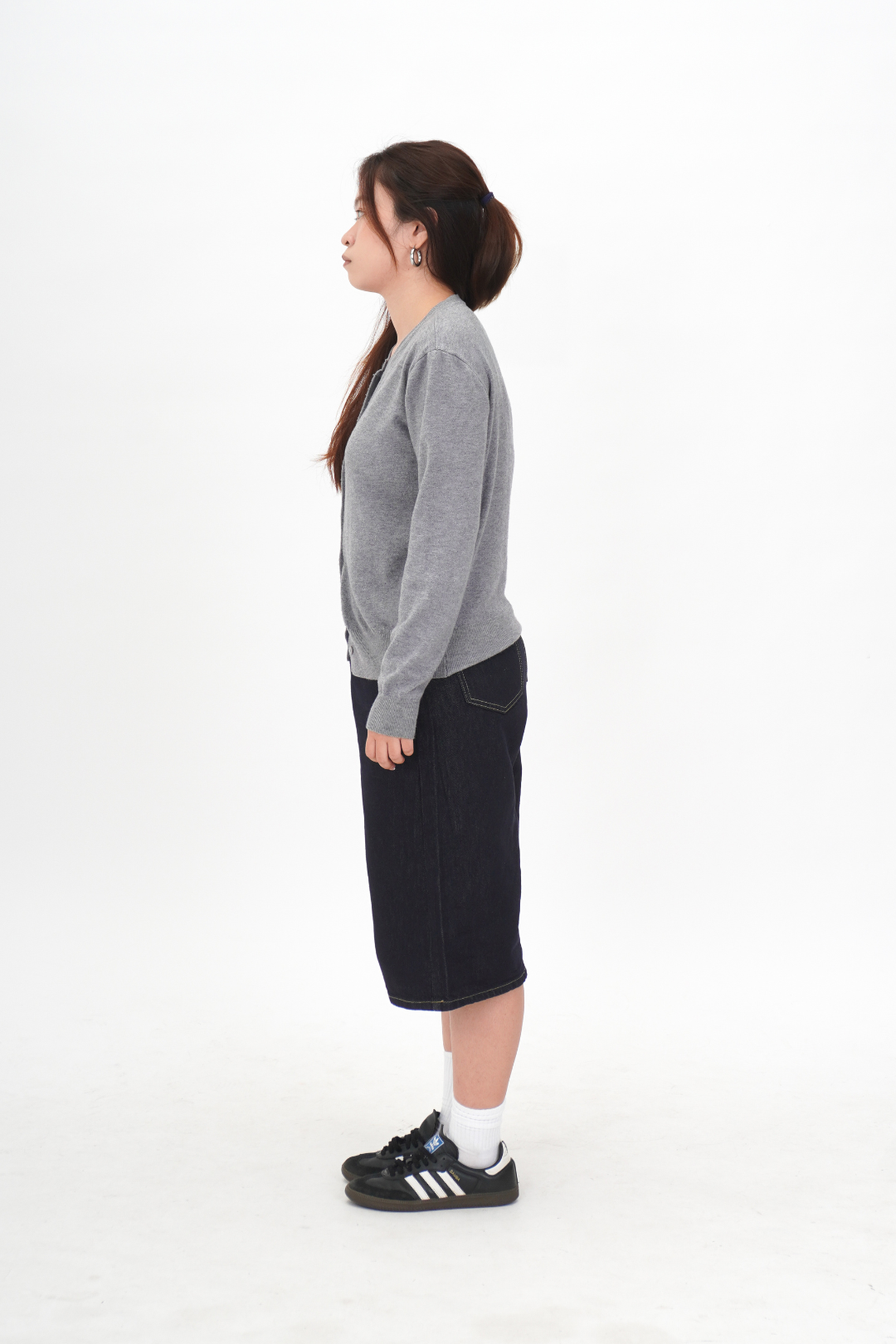 amalgam.store denim dark wash jorts 3/4 pants denim