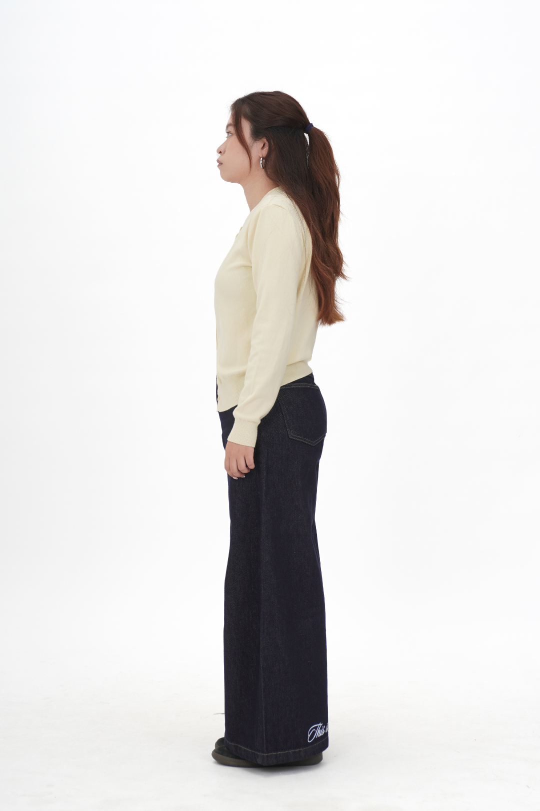 Jeans Wide Cut Amalgam Dark Wash This is it amalgam.store