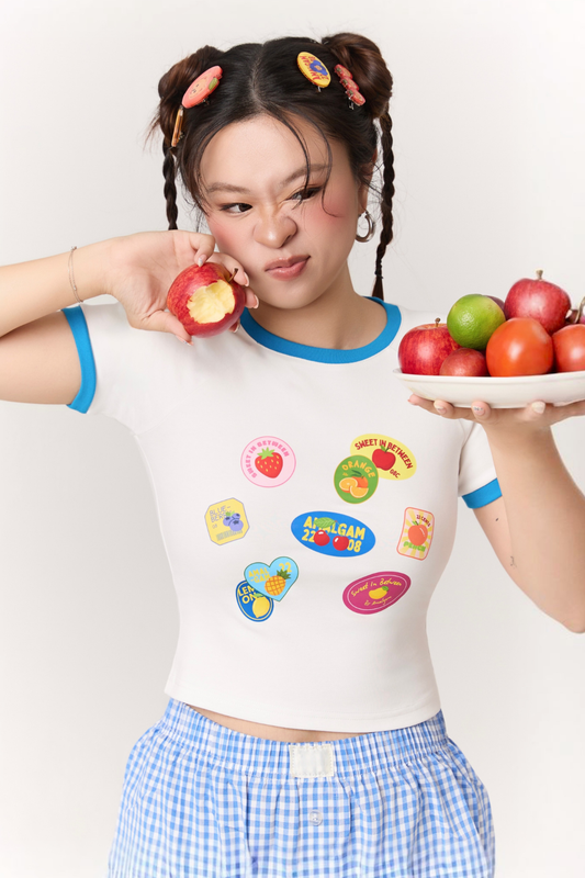 Fruit Tags Baby Tee