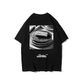 Amalgam Black Graphic Pancake Cotton Oversized T-shirt Singapore Fashion Brand