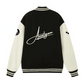 Retro Amalgam Varsity Jacket Black Racer Vibes Cool Chic