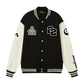 Retro Amalgam Varsity Jacket Black Racer Vibes 