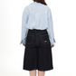 Stripe Shirt Amalgam Thin amalgam.store blue oversized shirt button up