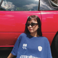 Amalgam Graphic Racer Jersey Blue Oversized Tee
