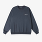 Amalgam Grey French Terry Soft 
Oversized Sweater Sweat Shirt