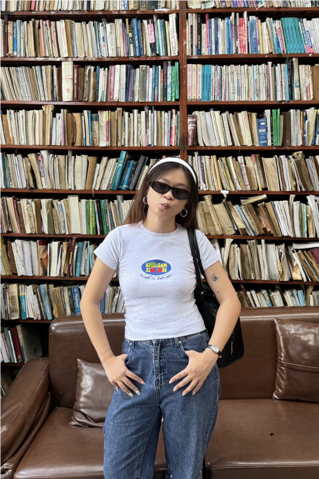 Cherry Heather Baby Tee