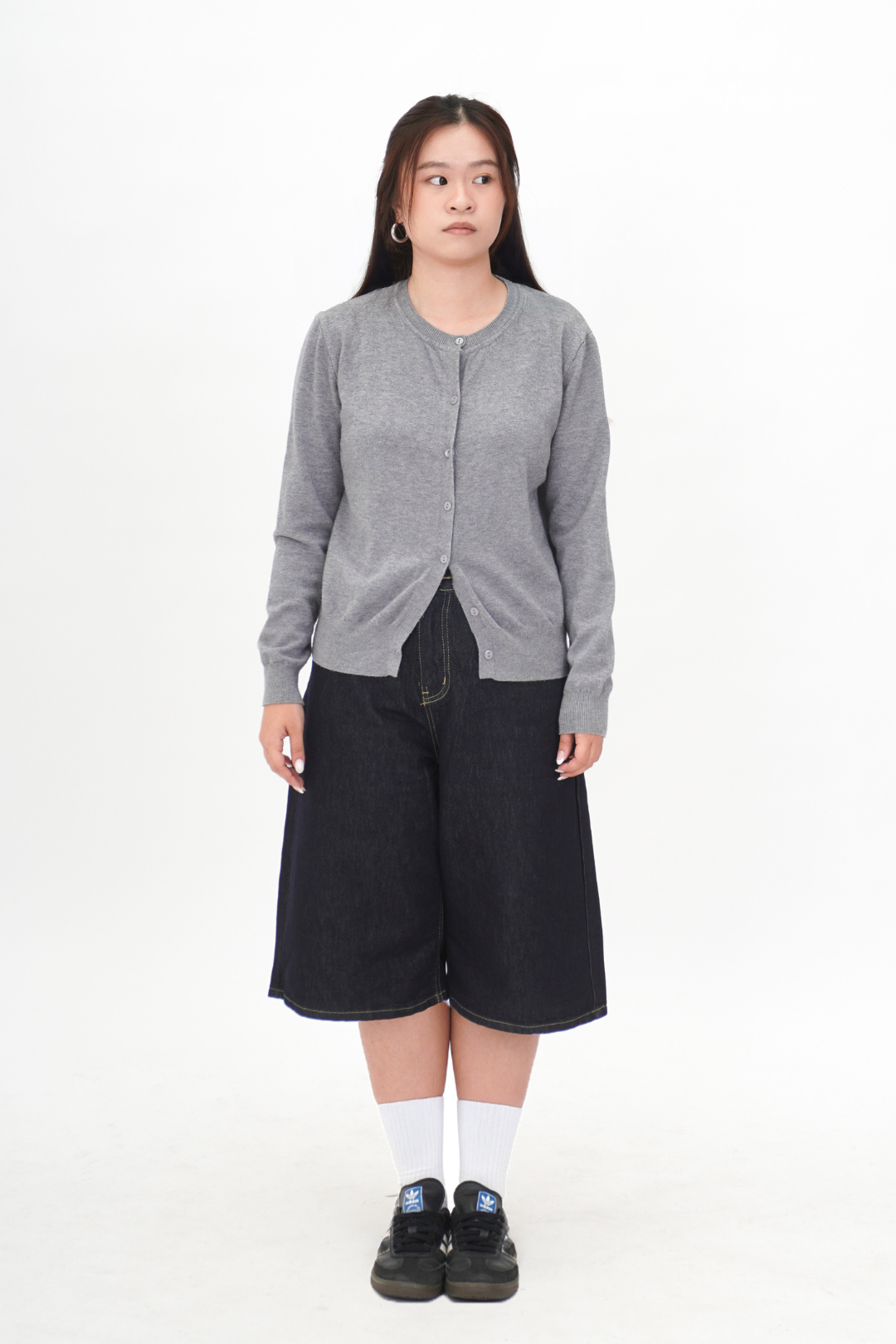 Shadow Cardigan Grey Colour Amalgam Amalgam.store Singapore