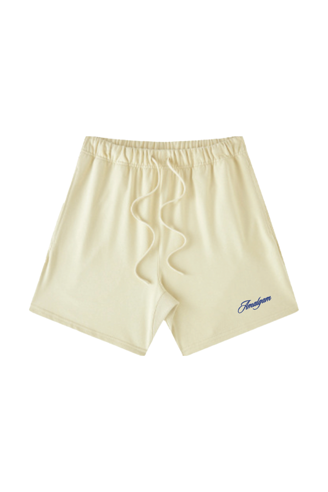 Amalgam Perfect OOTD Summer Sweat Shorts Pale Yellow and Blue Design