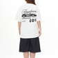White Graphic Tee Cars Overdrive Tee Amalgam Amalgam.store Singapore Brand