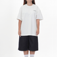 White Graphic Tee Cars Overdrive Tee Amalgam Amalgam.store Oversized