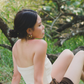 Curve Back Tube Top - Bisque