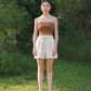 Curve Back Tube Top - Walnut